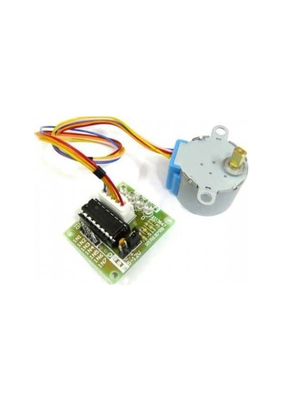 28 Byj-48 Redüktörlü Step Motor Ve Uln2003a Step Motor Sürücü Kartı Rodevino