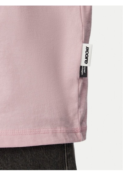 Jack & Jones Jcosolana Checkered Sırtı Baskılı Tişört 12296270 Mor