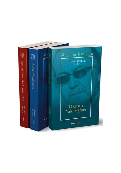 Müştehir Karakaya - Toplu Şiirler Seti - 3 Kitap Takım - Müştehir Karakaya - Ahenk Kitap