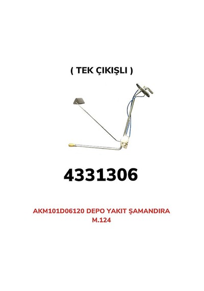 Depo Yakıt Şamandıra F124 F124 43313068