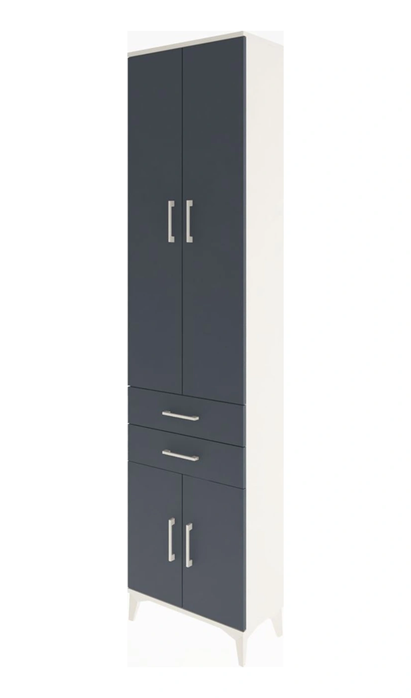 Arges Dolap 5 Raflı 2 Çekmeceli 4 Kapaklı 60x30x243 Aytaşı-an... Aytaşı