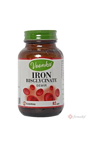 Voonka Iron Bisglycinate 92 Kapsül
