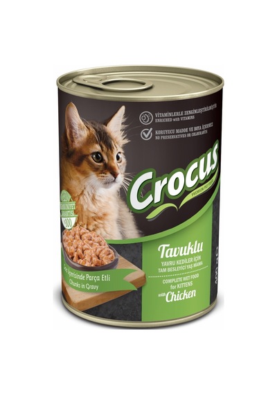 Crocus - 685 - Yavru Kedi Tavuklu Yaş - Csmo-tex - Mama 400g