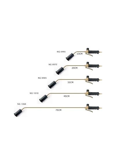 Propan Tav ve Kaynak Takimi 57 Mm Metal Başlıklı Tetikli 75 Cm Siyah - Sarı