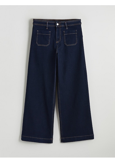Lcw Studıo İndigo Wideleg Kadın Jean Pantolon