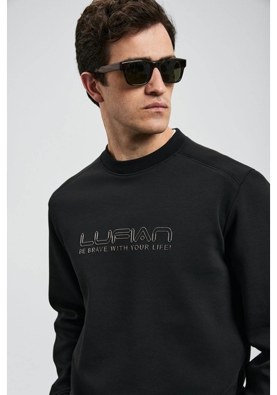 Lufian Luther Siyah Erkek Sweatshirt 112030171 Siyah