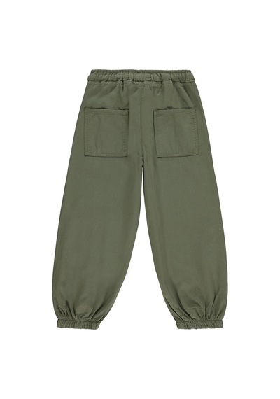 Civil Boys Paçası Lastikli 10-13 Yaş Pantolon - Haki