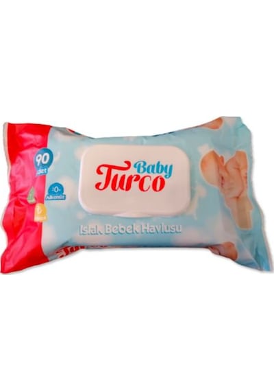 Baby Turco Islak Havlu 90 Yaprak