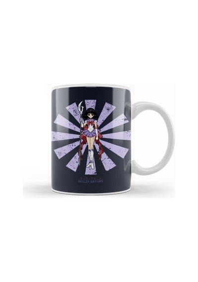Sailor Moon Saturn Retro Japanese Kupa Bardak Porselen Karışık