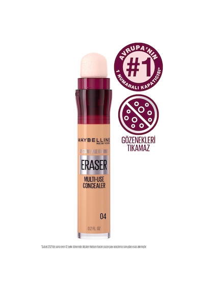 Maybelline New York Instant Eraser Kapatıcı 04 Honey