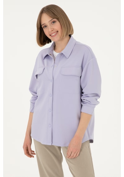 U.s. Polo Assn. Kadın Lila Gömlek Örme 50292455-vr034 Lila