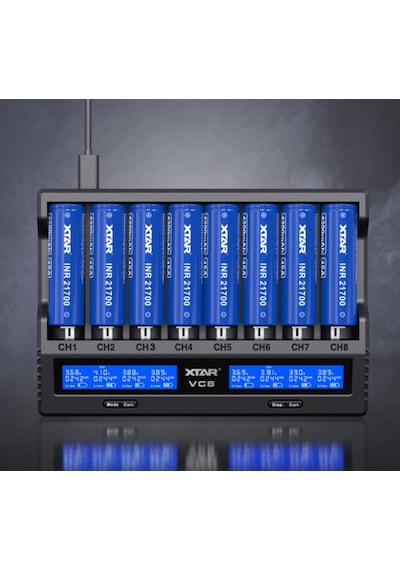 Xtar VC8 Taşınabilir Pil Şarj Cİhazı