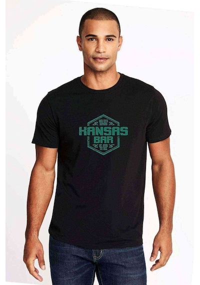 Altered Carbon Kansas Bar Baskılı Siyah Erkek Tshirt