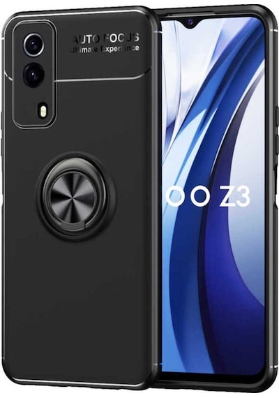 Vivo Y53s 4g Kılıf Zore Ravel Silikon Kapak Siyah