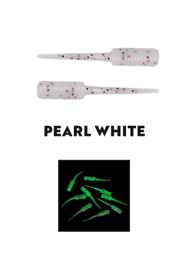 Fujin Baby Fry 2,7cm Lrf Silikon Yem Renk:pearl White Glow