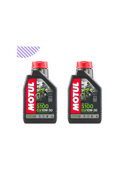Motul 5100 10W-30 Motorsiklet Yağı 2 x 1 L
