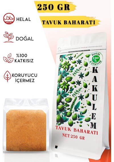 Kakulem Sertifikalı 250 Gr Mangallık Karışık Tavuk Baharatı Tavuk Harcı