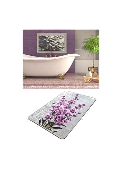 Lavender Djt 60X90 Cm Banyo Banyo Paspası