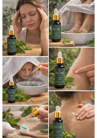Nane Yağı 20 Ml %100 Saf Peppermint Oil Uçucu Yağ Aromaterapi Ve Cilt Bakımı