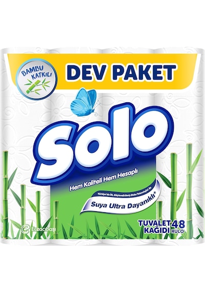 Solo Tuvalet Kağıdı 48 Li Bambu