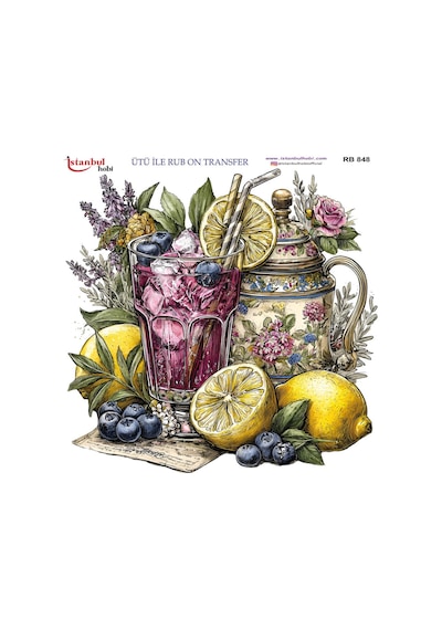 Ütü İle Rub On Transfer Kağıdı 30x30cm Rb-848