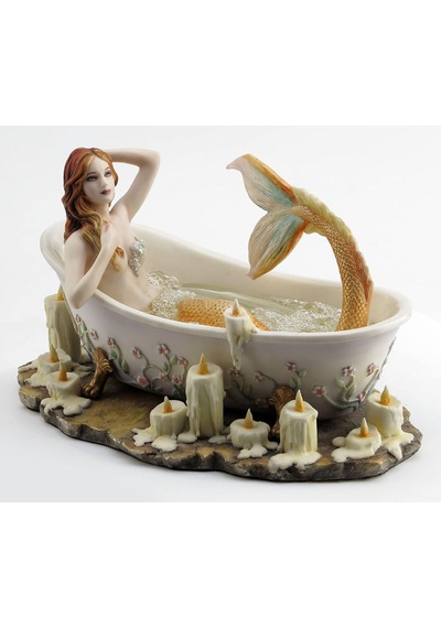Dekoratif Denizkızı Biblo Wise Veronese Mitolojik Poliresin Obje 22 Cm .