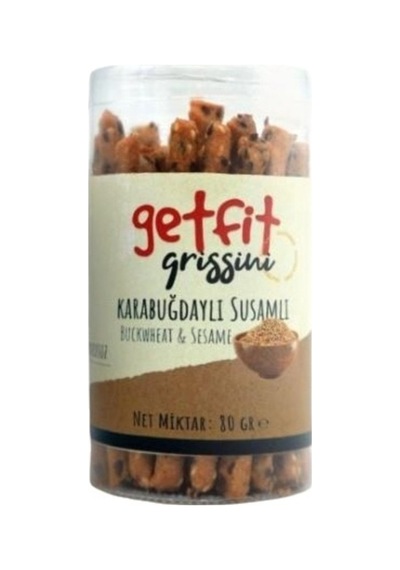 Get Fit Glutensiz & Şekersiz Karabuğdaylı Susamlı Grissini 80 G