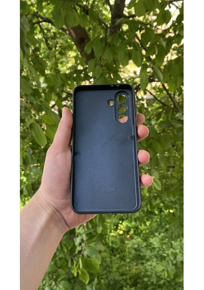 Samsung Uyumlu Galaxy A56 Yılan Desenli Kabartma Dokulu Kılıf Siyah