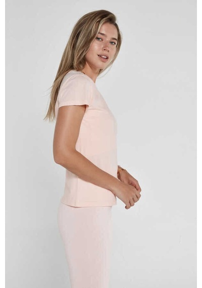 Jerf Lydney Kadın T-shirt Pembe 001