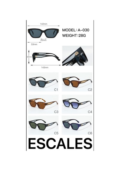 Kadın Uv-400 Korumalı Lüks Güneş Gözlüğü Leopar - 720101391 Leopar