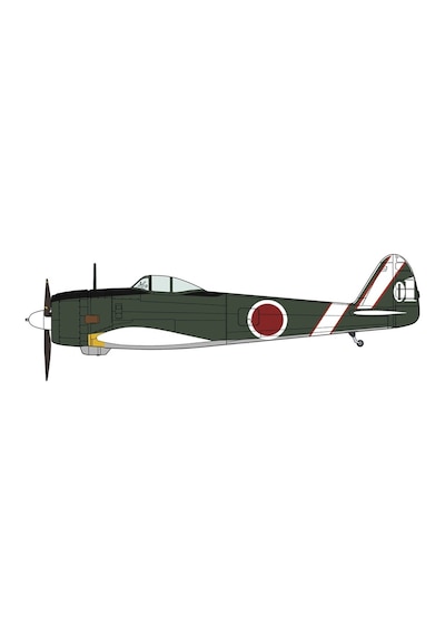 Hasegawa 7553 1/48 Ölçek, Nakajima Ki43-ıı Late Version Hayabasa Oscar 25th Flight Regiment No.01 Plastik Model Kiti