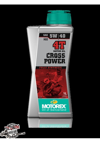 Motorex Cross PoWer 4t Sae 5W40 Jaso Ma2 Yağ 1 L