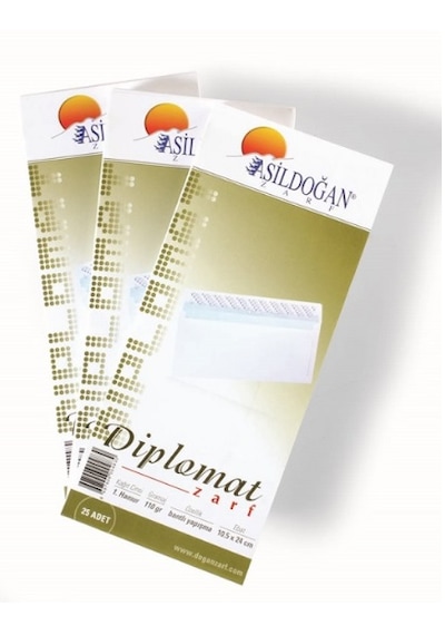 Asil Doğan Diplomat Zarf Düz 10,5 x 24 CM 90 GR