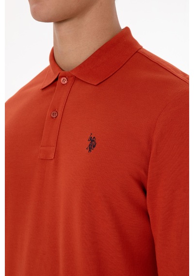 U.s. Polo Assn. Erkek Kiremit Sweatshirt 50307688-vr031 Kiremit
