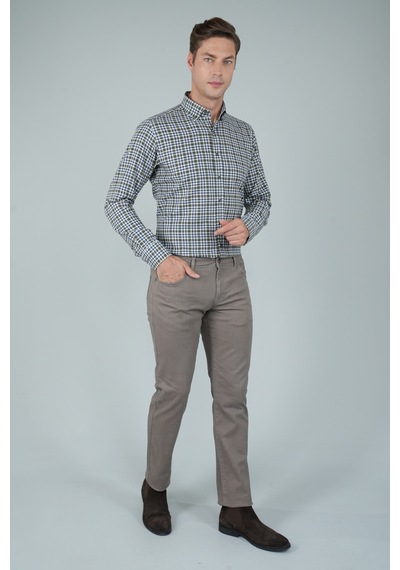 Bisse Bej Gabardin Pamuk 5 Cepli Spor Pantolon Pns24k24004 D07 Bej