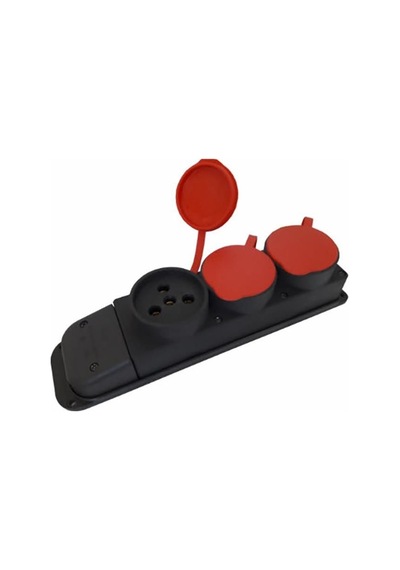 Kauçuk 380 Volt Uzatma 3&apos Lü Priz 2
