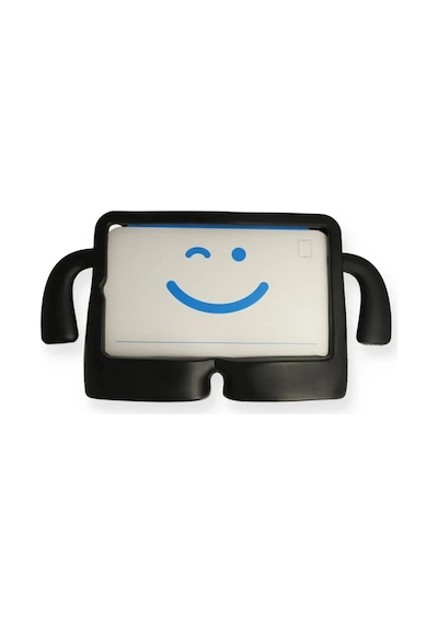 Newface Samsung Samsung Galaxy Uyumlu  Tab A9 Plus Kılıf Karakter Tablet Silikon - Siyah Arka Kapak