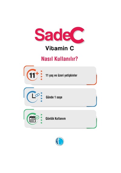 SadeC Vitamin C 30 Saşe C Vitamini