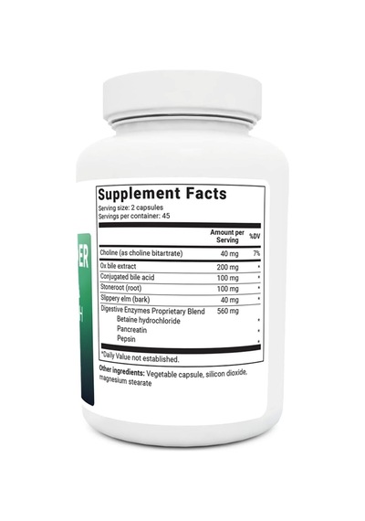 Dr. Berg Gallbladder Formula Extra Strength - Made W/purified...