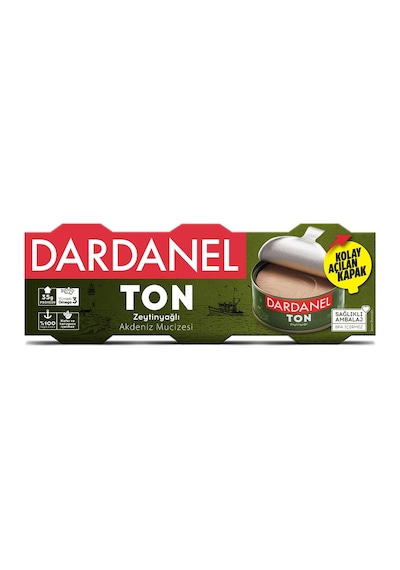 Dardanel Zeytinyağlı Ton Balığı 3x75 gr