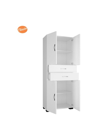 Çok Amaçlı Dolap Mutfak Dolabı Banyo Dolabı Ofis Dolabı Beyaz
