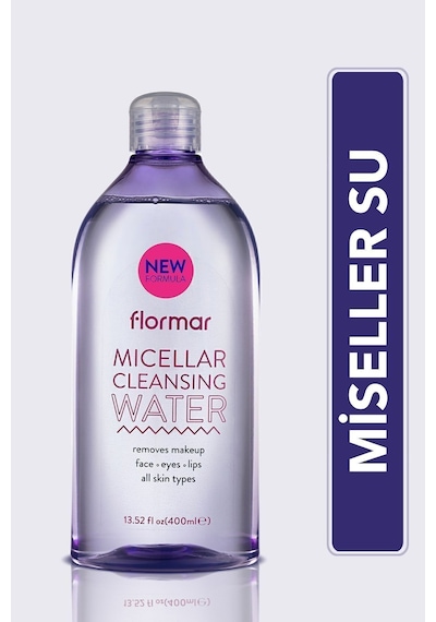 Flormar Yatıştırıcı & Tazeleyici Etkili Makyaj Temizleme Suyu 400 ML Flormar Yatıştırıcı & Tazeleyici Etkili Makyaj Temizleme Suyu 400 ML