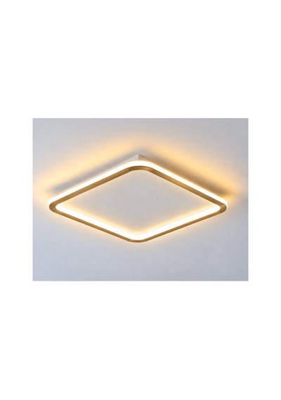 Eskitme Gold 80x80cm Kare 6500k Soğuk Beyaz Led Tavan Lambası