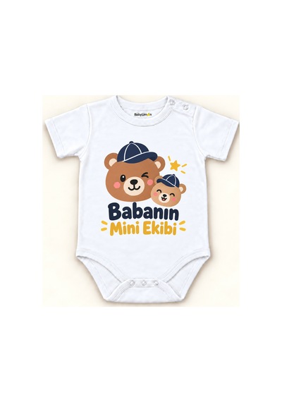 Babylimon Babanın Mini Ekibi Beyaz Kısa Kollu Çıtçıtlı Bebek Zıbını Beyaz - Babanın Mini Ekibi - 928161950 Beyaz - Babanın Mini Ekibi Babylimon Babanın Mini Ekibi Beyaz Kısa Kollu Çıtçıtlı Bebek Zıbını Beyaz - Babanın Mini Ekibi - 928161950 Beyaz - Babanın Mini Ekibi