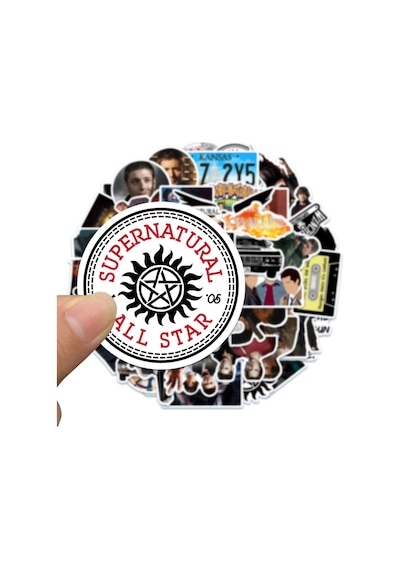 Süpernaturel Seri 2 Sticker Seti Laptop Ajanda Pc Tablet Telefon Defter Etiket Bullet Journal Diğer
