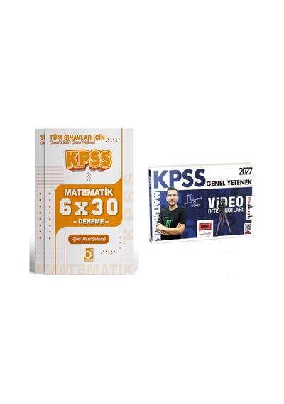 2027 Kpss Genel Yetenek Matematik Video Ders Notları + Deneme Sınavı Bigelio + Yargı
