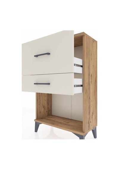 Arges Komodin 2 Çekmeceli 60x30x96 Çam-aytaşı Atlas Çam Arges Komodin 2 Çekmeceli 60x30x96 Çam-aytaşı Atlas Çam