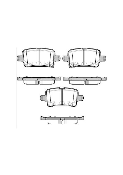 Opel İnsignia Arka Fren Balatasi 2018-2023 39037199 Mga55678 1.5 Cdtı, 1.6 Cdtı
