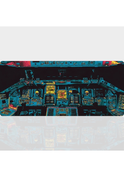 90x40 Cm Uzay Desenli Oyuncu Gaming Mouse Pad Kaymaz Kauçuk Taban Fare Altlığı Xxl Mousepad Anatolian Serisi 03