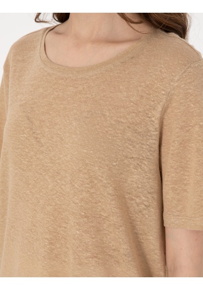 Pierre Cardin Kadın Bej Tişört 50306229-vr011 Bej